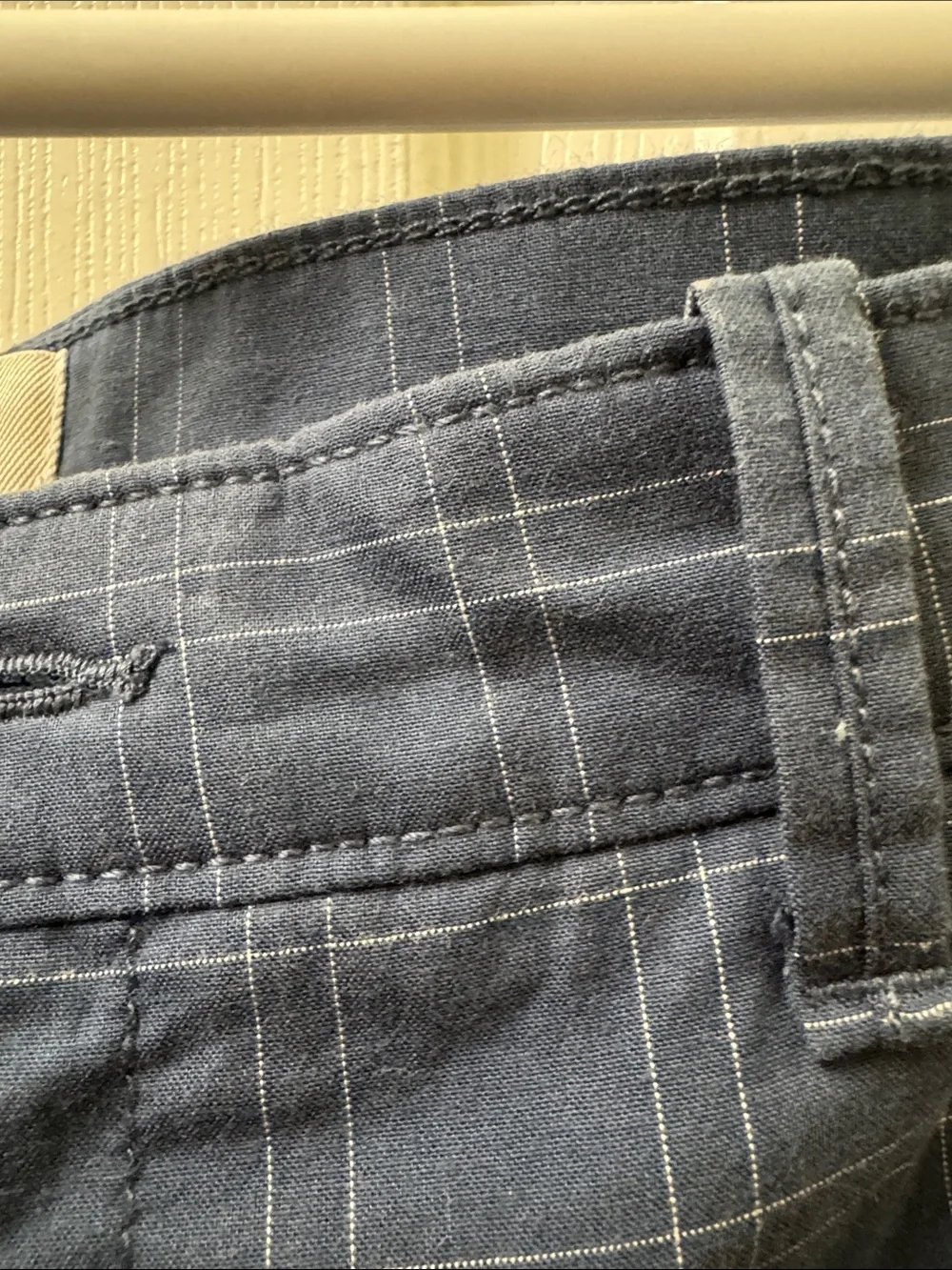 Original Penguin Blue Windowpane Chinos 32x30